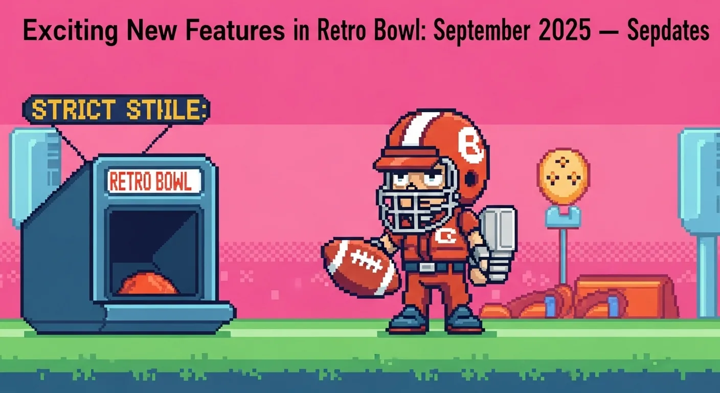 Exciting New Features in Retro Bowl: September 2025 Updates